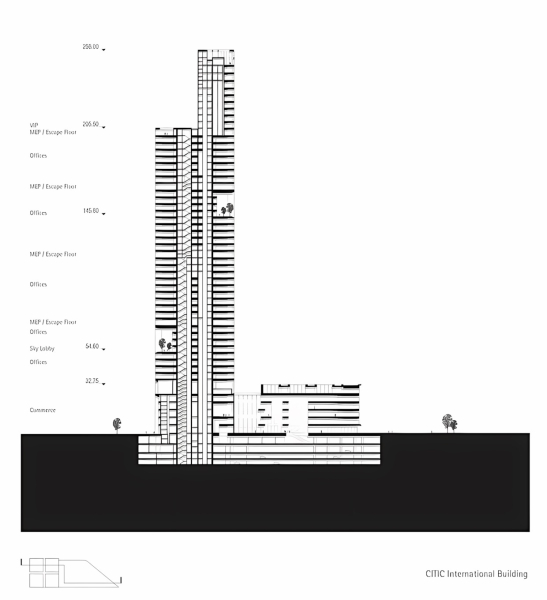 Новое международное здание CITIC в Шэньчжэне, Китай