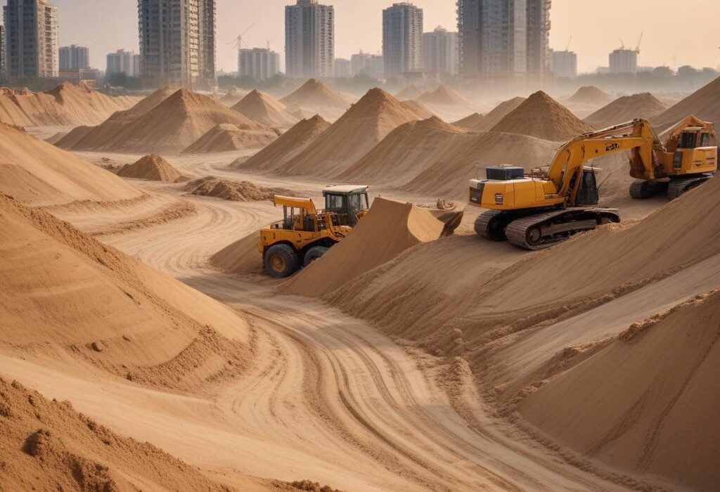 Песок: стоимость за тонну начинается от 170 рублей