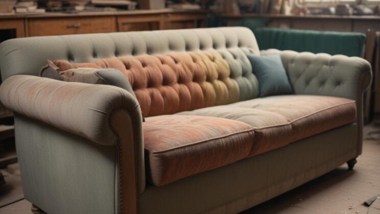 Перетяжка и реставрация мягкой мебели: этапы работ и выбор обивочного покрытия