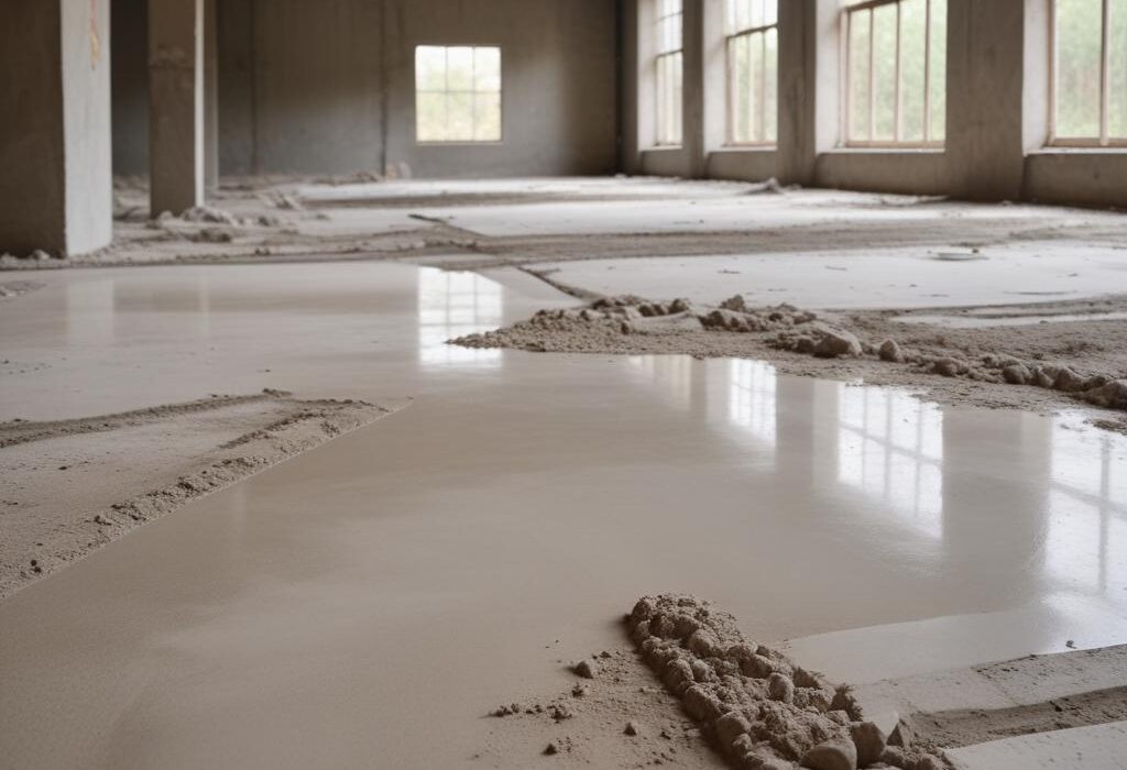Полусухая стяжка пола: технология, материалы и требования к основанию