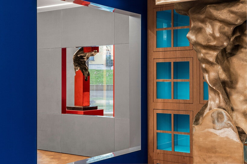 Диалог работ Альдо Росси и Франческо Сомаини на выставке в Милане