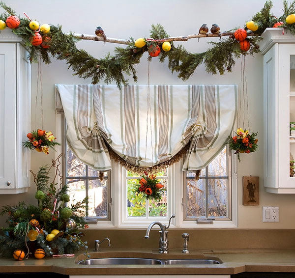 Новогодний декор кухни: 8 простых и интересных идей