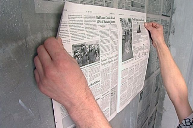 Почему в СССР обои клеили на газеты?