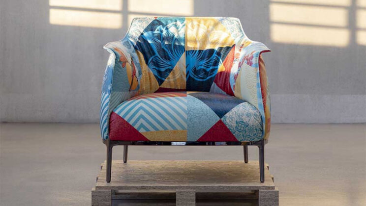 Художник Шепард Фейри переосмыслил кресло Archibald для ​Poltrona Frau